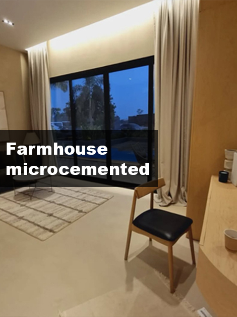 Farmhouse microcemented